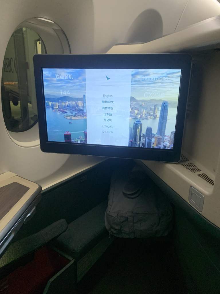 Neil Scrivener reviews Cathay Pacific's Business Class on board the Airbus A350-1000. 